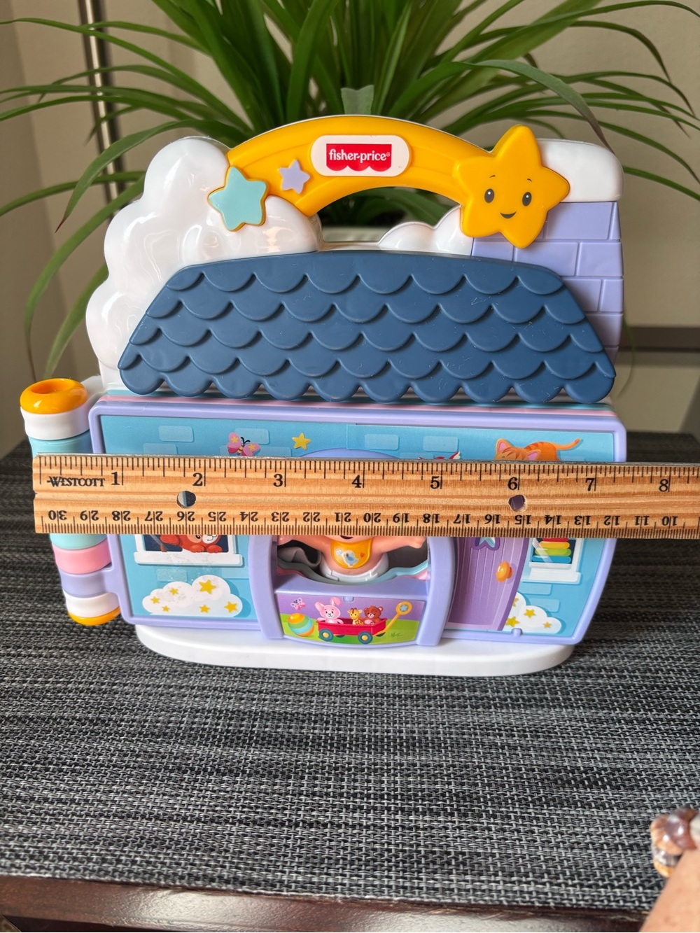Fisher-Price Little People Playful Peek-A-Boo House Toy - Blue, Purple, Yellow - Picture 13 of 13
